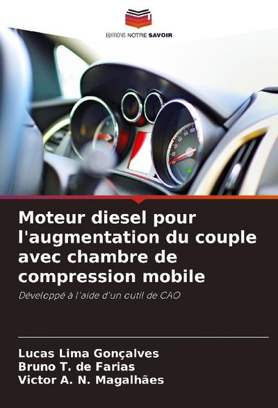Moteur diesel pour l’augmentation du couple avec chambre de compression mobile