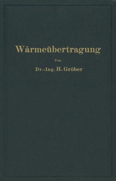 Einführung in die Lehre von der Wärmeübertragung