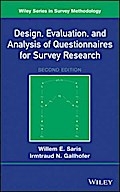 Design, Evaluation, and Analysis of Questionnaires for Survey Research