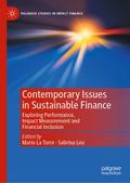 Contemporary Issues in Sustainable Finance
