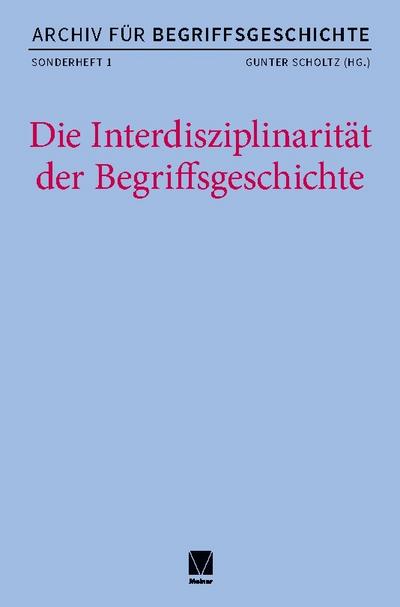 Die Interdisziplinarität der Begriffsgeschichte