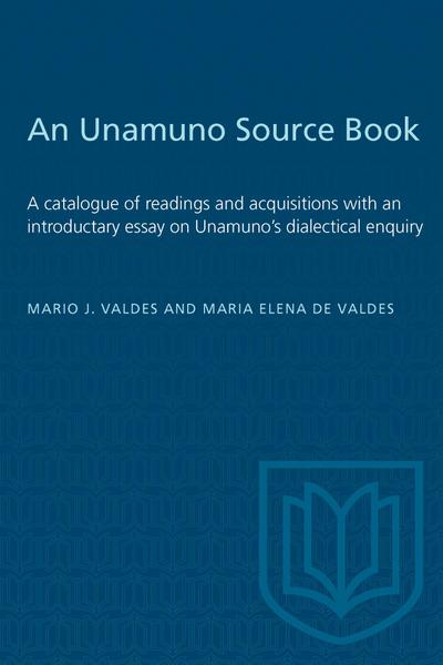An Unamuno Source Book