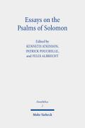 Essays on the Psalms of Solomon