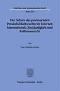 Der Schutz des postmortalen Persönlichkeitsrechts 