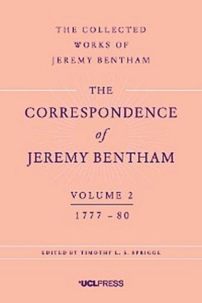 The Correspondence of Jeremy Bentham, Volume 2