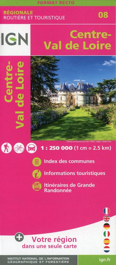 Centre-Val de Loire 1:250 000