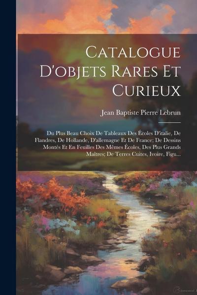 Catalogue D’objets Rares Et Curieux