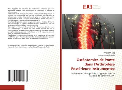 Ostéotomies de Ponte dans l’Arthrodèse Postérieure Instrumentée