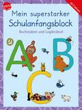 Mein superstarker Schulanfangsblock. Buchstaben und Logikrätsel von Friederike Barnhusen | Buch