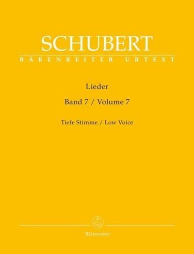 Lieder für Singstimme und Klavier, Tiefe Stimme. Bd.7