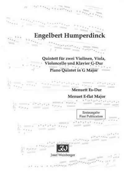 Quintett G-Durfür Klavier und Streichquartett