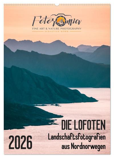 Die Lofoten - Landschaftsfotografien aus Nordnorwegen (Wandkalender 2026 DIN A2 hoch), CALVENDO Monatskalender