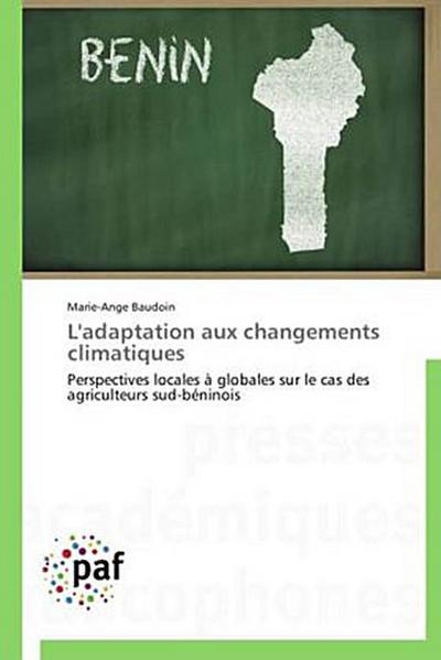 L’adaptation aux changements climatiques