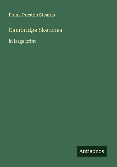 Cambridge Sketches