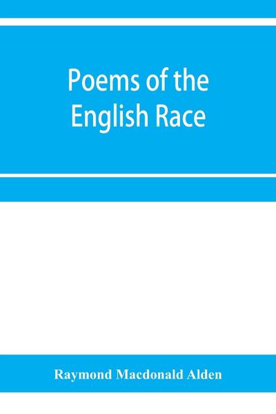 Poems of the English race