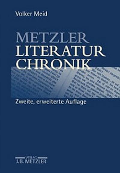 Metzler Literatur Chronik