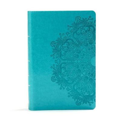 KJV Large Print Personal Size Reference Bible, Teal Leathertouch Indexed