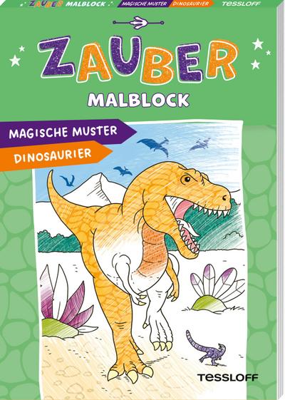 Zaubermalblock. Magische Muster. Dinosaurier