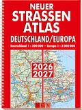 Neuer Straßenatlas Deutschland/Europa 2026/2027