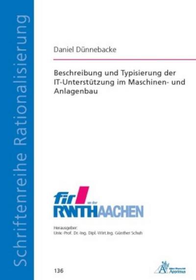 Beschreibung und Typisierung der IT-Unterstützung im Maschinen- und Anlagenbau