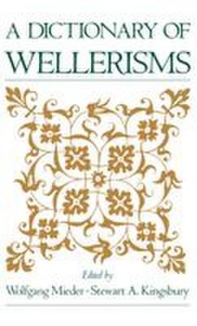 A Dictionary of Wellerisms