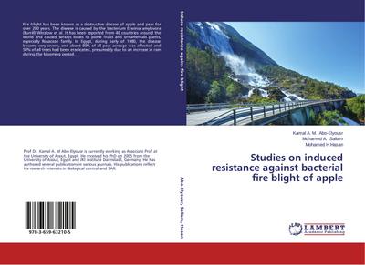 Studies on induced resistance against bacterial fire blight of apple