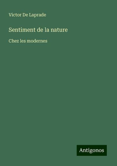 Sentiment de la nature