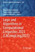 Logic and Algorithms in Computational Linguistics 