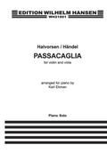 Passacaglia for violin and violafor piano