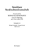 Festschrift für Bernd Schünemann zum 70. Geburtstag am 1. November 2014