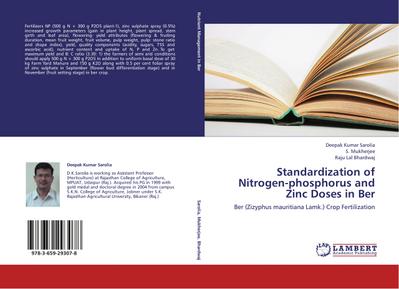 Standardization of Nitrogen-phosphorus and Zinc Doses in Ber