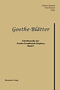 Goethe-Blätter