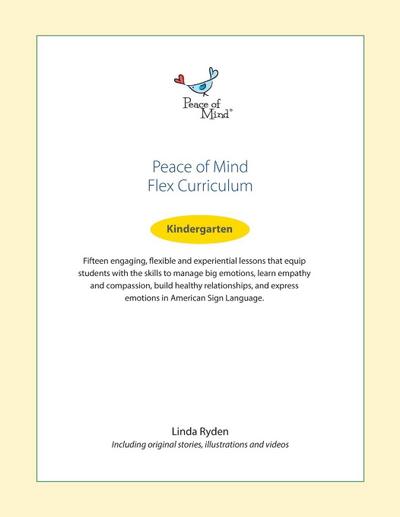 Peace of Mind Flex Curriculum Kindergarten