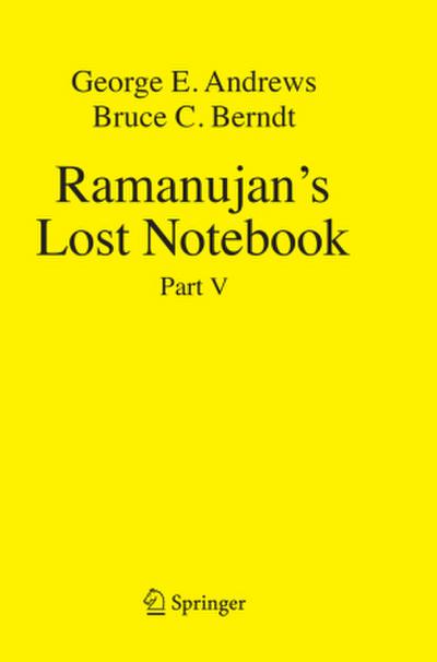 Ramanujan’s Lost Notebook