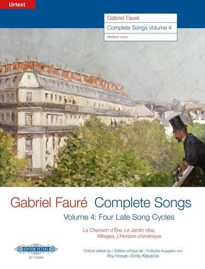 Complete Songs / Sämtliche Lieder (19061921), Band 4 -Ausgabe für Mittlere Singstimme und Klavier