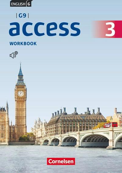 English G Access - G9 - Band 3: 7. Schuljahr - Workbook mit Audios online