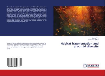 Habitat fragmentation and arachnid diversity