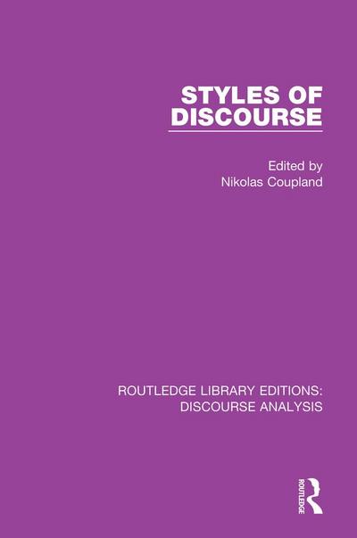 Styles of Discourse