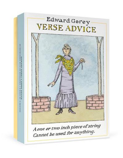 Edward Gorey: Verse Advice Boxed Notecards