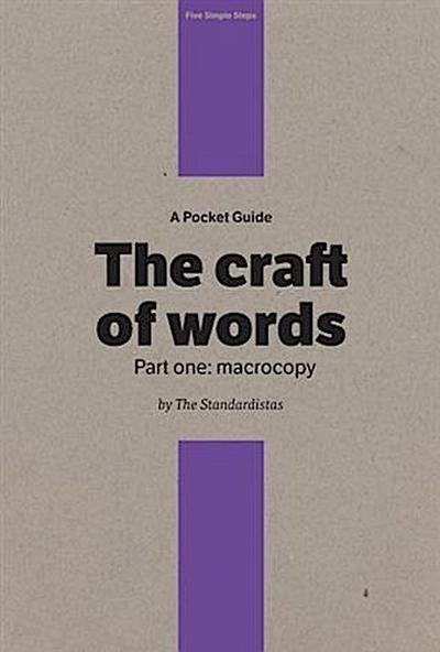 Pocket Guide to the Craft of Words, Part 1 - Macrocopy