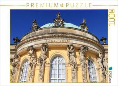CALVENDO Puzzle Schloss Sanssouci in Potsdam | 1000 Teile Lege-Größe 64x48cm Foto-Puzzle für glückliche Stunden