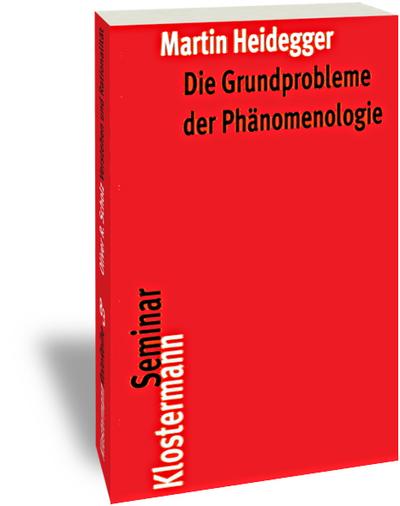 Die Grundprobleme der Phänomenologie