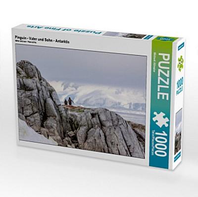 Pinguin - Vater und Sohn - Antarktis (Puzzle)