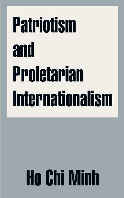 Patriotism and Proletarian Internationalism
