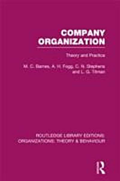Company Organization (RLE: Organizations)