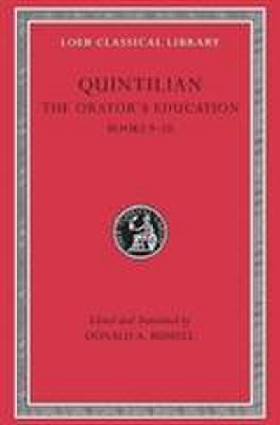 The Orator’s Education, Volume IV: Books 9-10