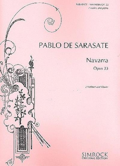 Navarra op.33für 2 Violinen und Klavier