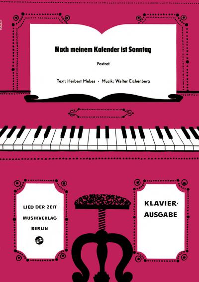 Nach meinem Kalender ist Sonntag