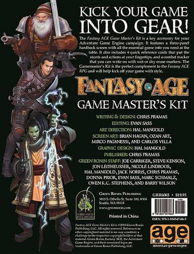 Fantasy Age Game Master’s Kit