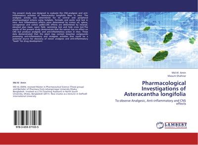 Pharmacological Investigations of Asteracantha longifolia